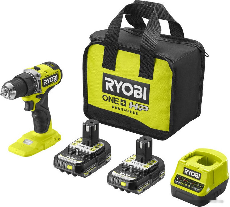 Дрель-шуруповерт Ryobi HP RDD18C-220S 5133004980 (с 2-мя АКБ)