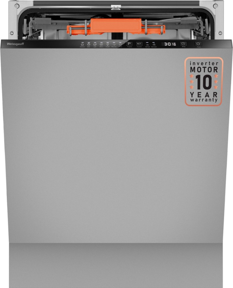 Посудомоечная машина Weissgauff BDW 6037 Inverter AutoOpen Infolight