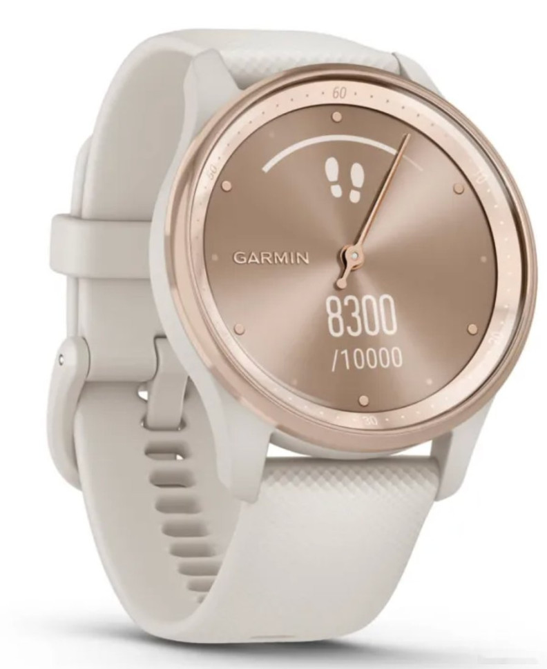 Гибридные умные часы Garmin Vivomove Trend (слоновая кость) Гибридные умные часы Garmin Vivomove Trend (слоновая кость)