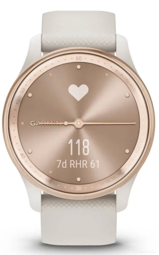 Гибридные умные часы Garmin Vivomove Trend (слоновая кость) Гибридные умные часы Garmin Vivomove Trend (слоновая кость)