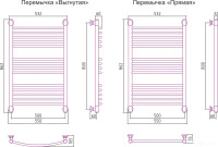 Полотенцесушитель Сунержа Богема+ 800x500 31-0220-8050
