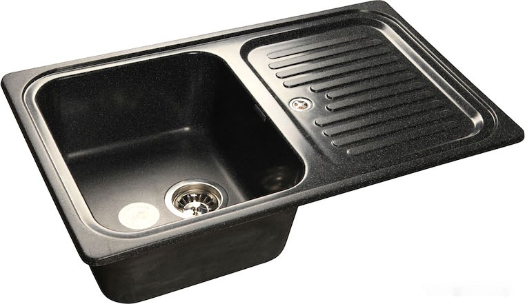Кухонная мойка GranFest GF-S780L (черный)