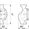 Циркуляционный насос Grundfos UPS 32-55 180