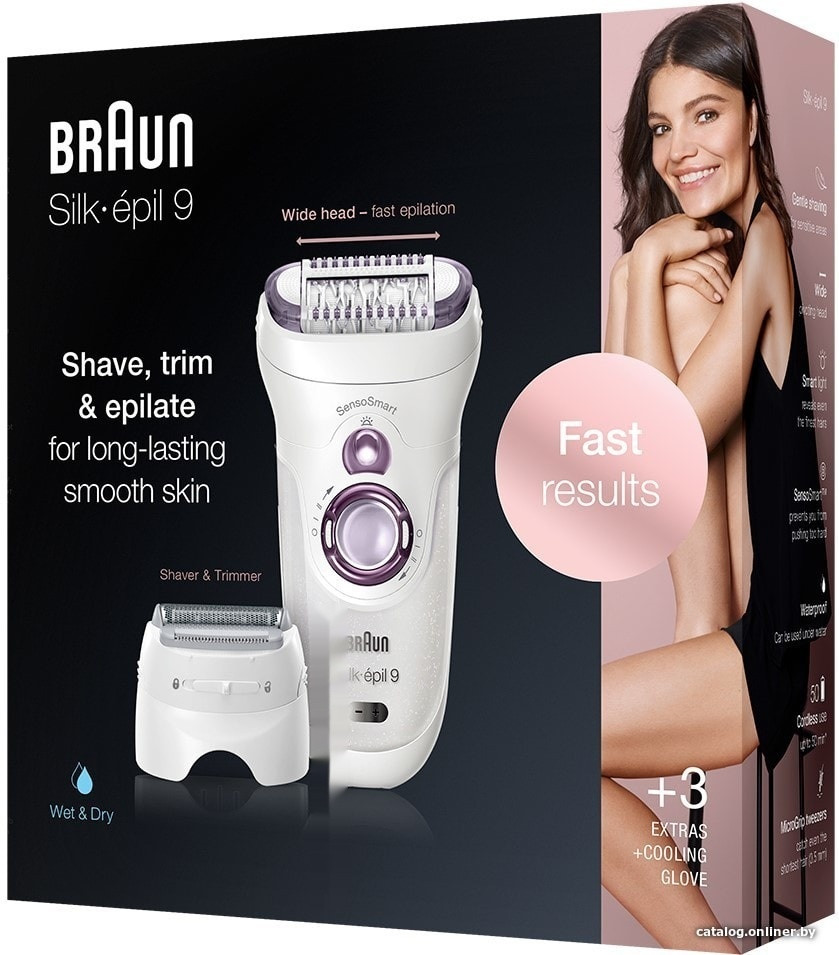 Эпилятор Braun Silk-epil 9 SensoSmart 9/710