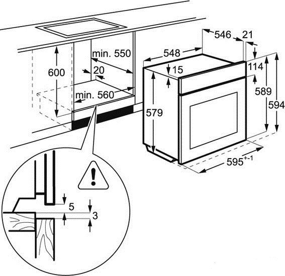 Духовой шкаф AEG BER455120B Духовой шкаф AEG BER455120B
