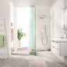 Смеситель Hansgrohe ShowerSelect Glass 15736400 (белый/хром)