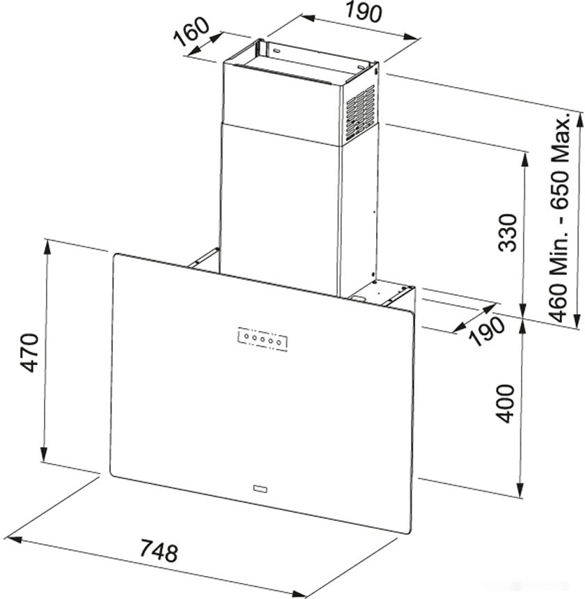 Вытяжка Franke Maris Free 80 330.0542.181