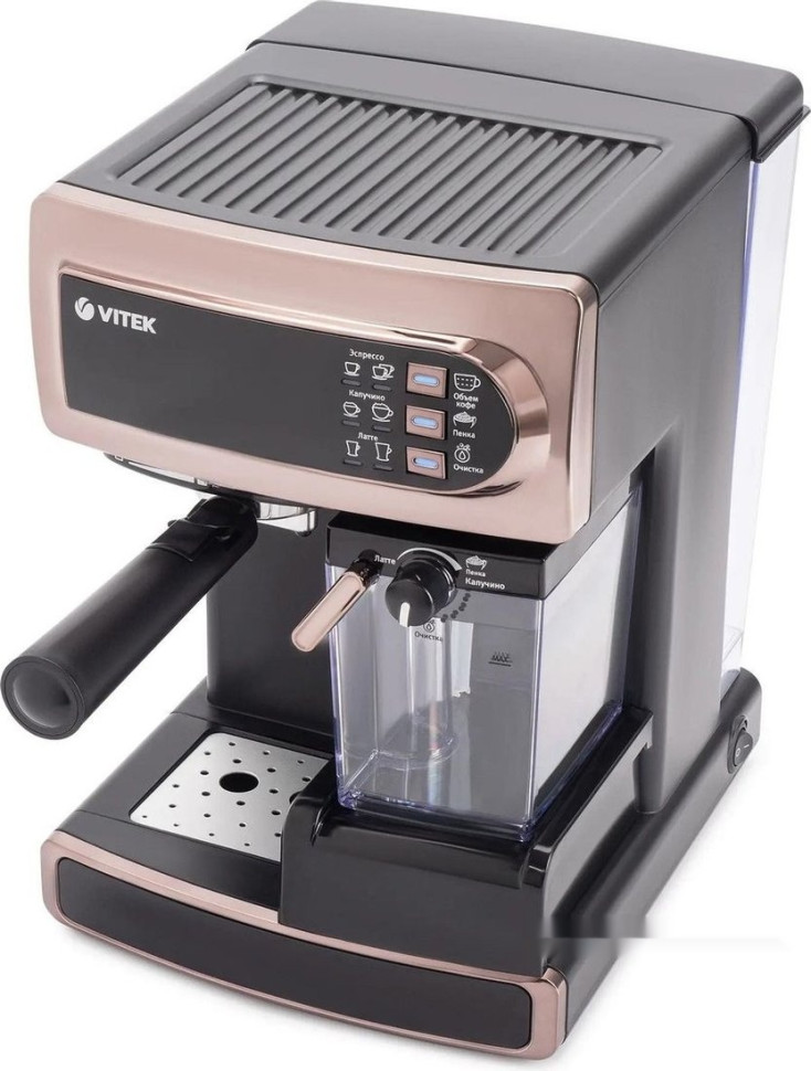 Рожковая кофеварка Vitek VT-1517 GD Рожковая кофеварка Vitek VT-1517 GD