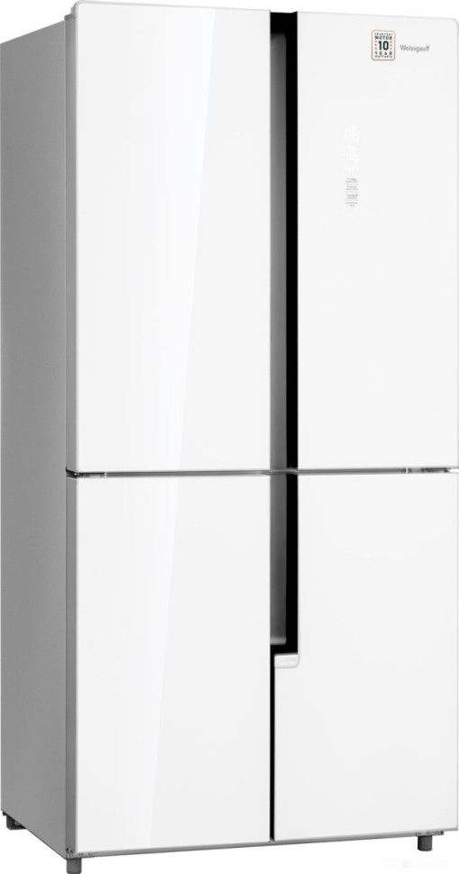 Четырёхдверный холодильник Weissgauff WCD 450 WG NoFrost Inverter Четырёхдверный холодильник Weissgauff WCD 450 WG NoFrost Inverter