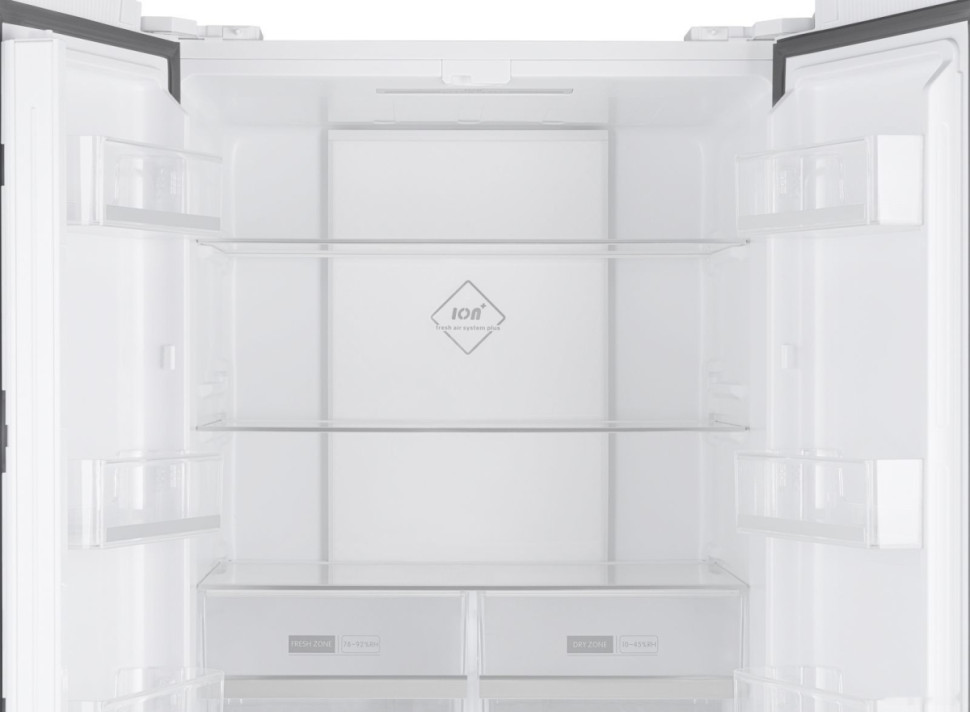 Четырёхдверный холодильник Weissgauff WCD 450 WG NoFrost Inverter Четырёхдверный холодильник Weissgauff WCD 450 WG NoFrost Inverter