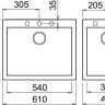 Кухонная мойка Elleci Quadra 210 K96 White