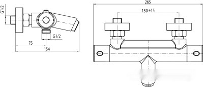 Смеситель Valvex Estil Round 2447160 Смеситель Valvex Estil Round 2447160