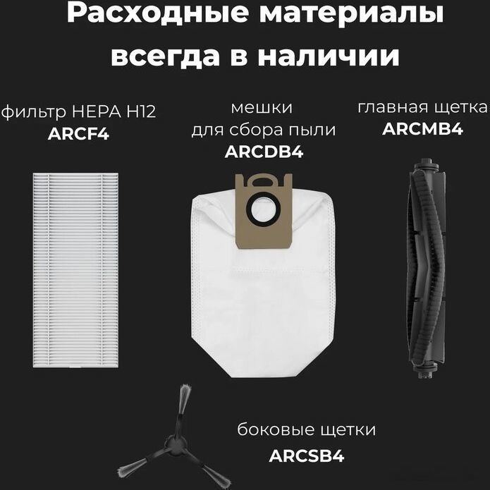 Робот-пылесос Aeno RC4S Робот-пылесос Aeno RC4S