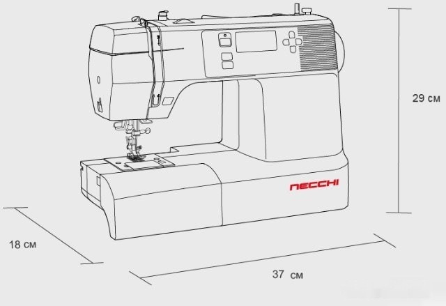 Компьютерная швейная машина Necchi 1500 Компьютерная швейная машина Necchi 1500