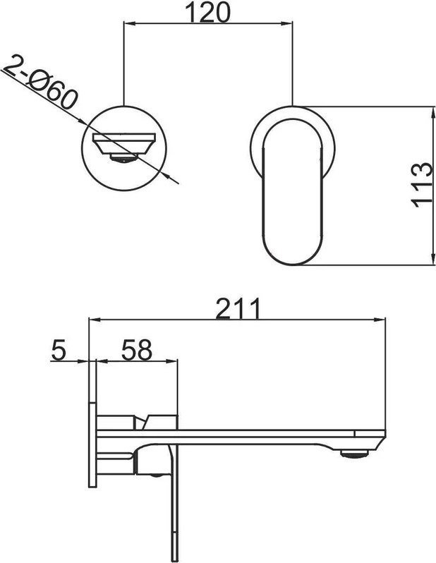 Смеситель Fashun A1185-7 (черный) Смеситель Fashun A1185-7 (черный)