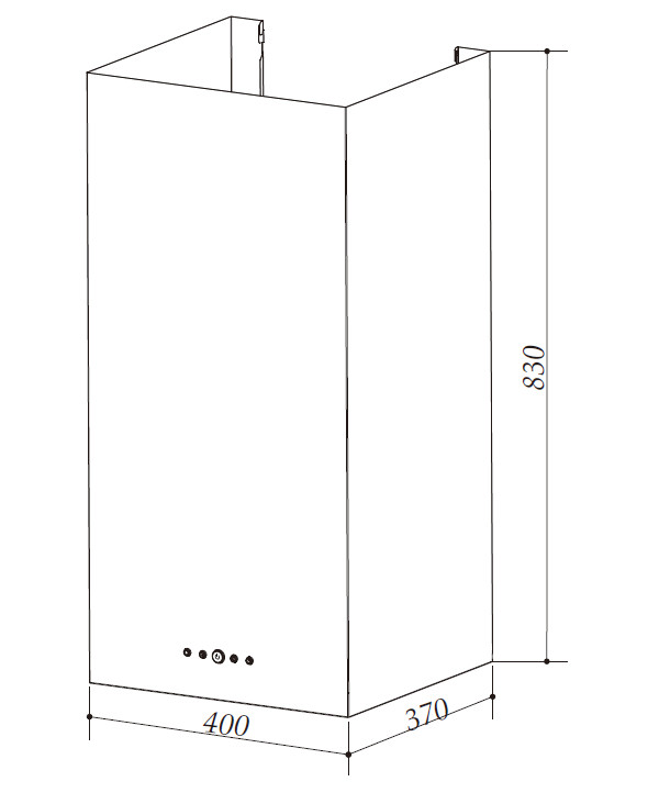 Вытяжка Weissgauff Irida BL