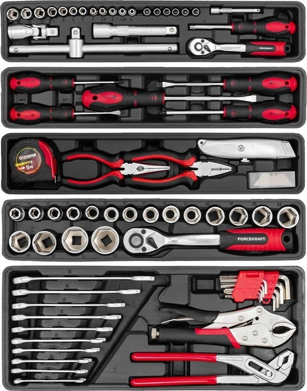 Универсальный набор инструментов ForceKraft FK-4087C (61965) Универсальный набор инструментов ForceKraft FK-4087C (61965)