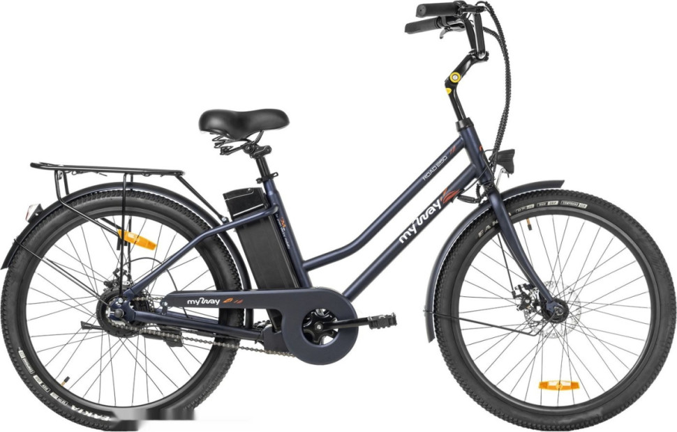 Электровелосипед MyWay Road 250 26 (17, черный антрацит матовый)