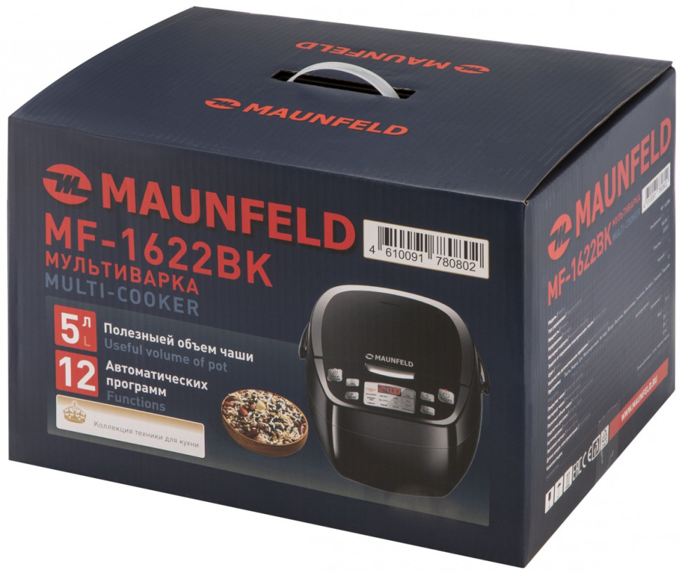 Мультиварка Maunfeld MF-1622BK Мультиварка Maunfeld MF-1622BK