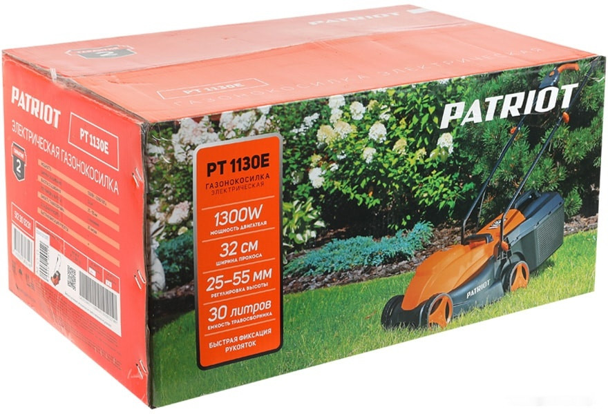 Колёсная газонокосилка Patriot PT 1130E Колёсная газонокосилка Patriot PT 1130E