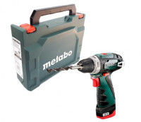 Дрель-шуруповерт Metabo BS Basic 600984500 (с 2-мя АКБ, кейс)