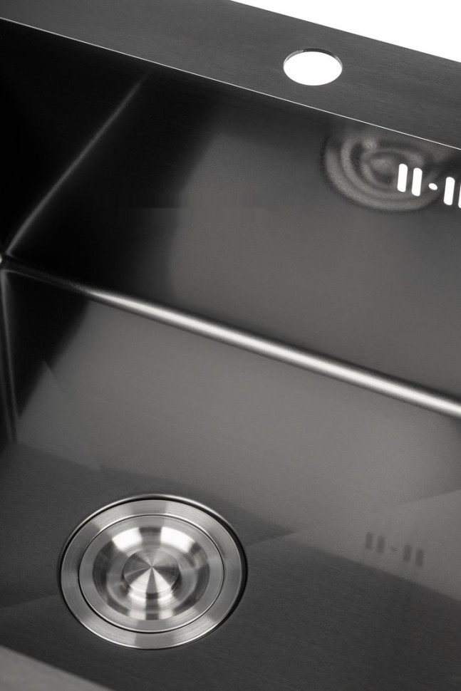 Кухонная мойка Saniteco 5050 PVD (с сифоном, дозатором и коландером) Кухонная мойка Saniteco 5050 PVD (с сифоном, дозатором и коландером)