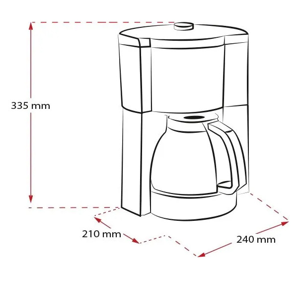 Капельная кофеварка Melitta Look V Therm Timer (черный)