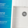 Кухонная мойка Polygran Deka 780 (белый хлопок)