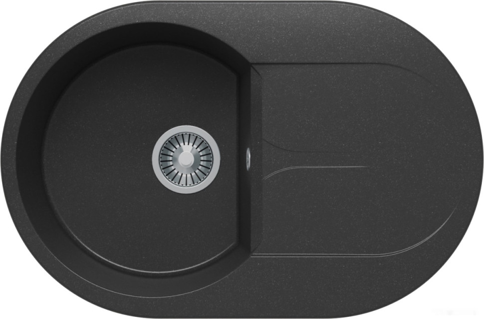 Кухонная мойка Polygran Atol-760 (черный 16)