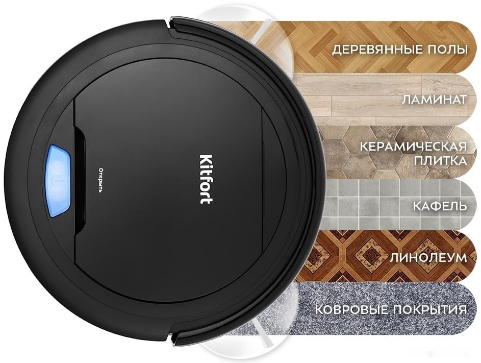 Робот-пылесос Kitfort KT-562 Робот-пылесос Kitfort KT-562