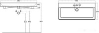 Умывальник Sanovit Stance 98x45.5