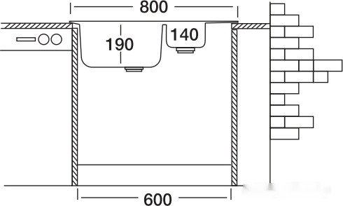 Кухонная мойка Kromevye EX 306 D