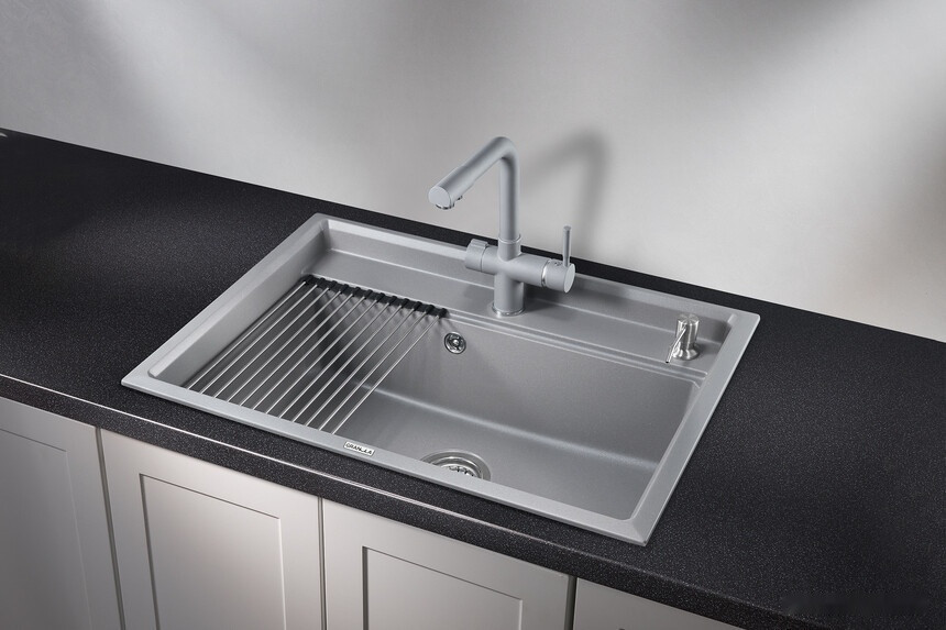 Кухонная мойка Granula KS-7301 (алюминиум)