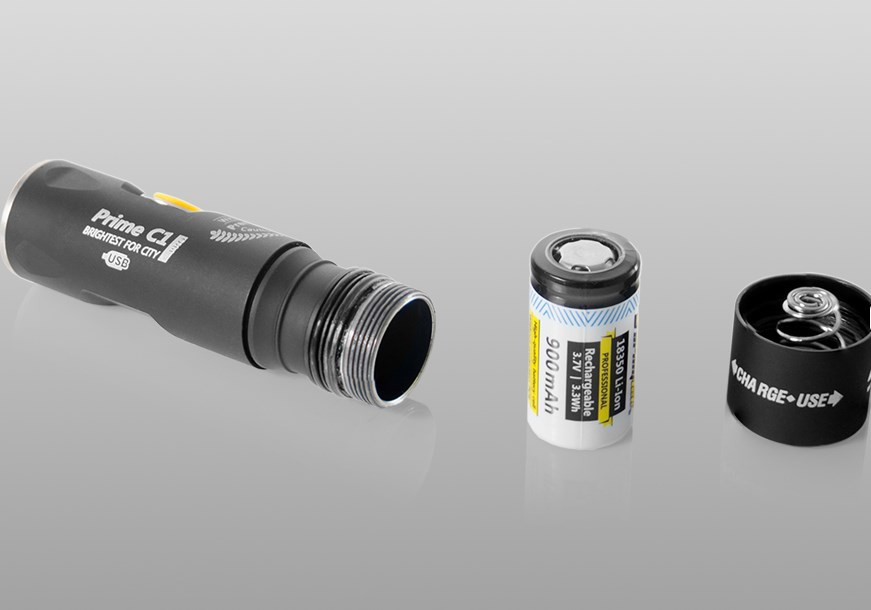 Фонарь Armytek Prime C1 XP-L Magnet USB (White) + 18350 Li-Ion