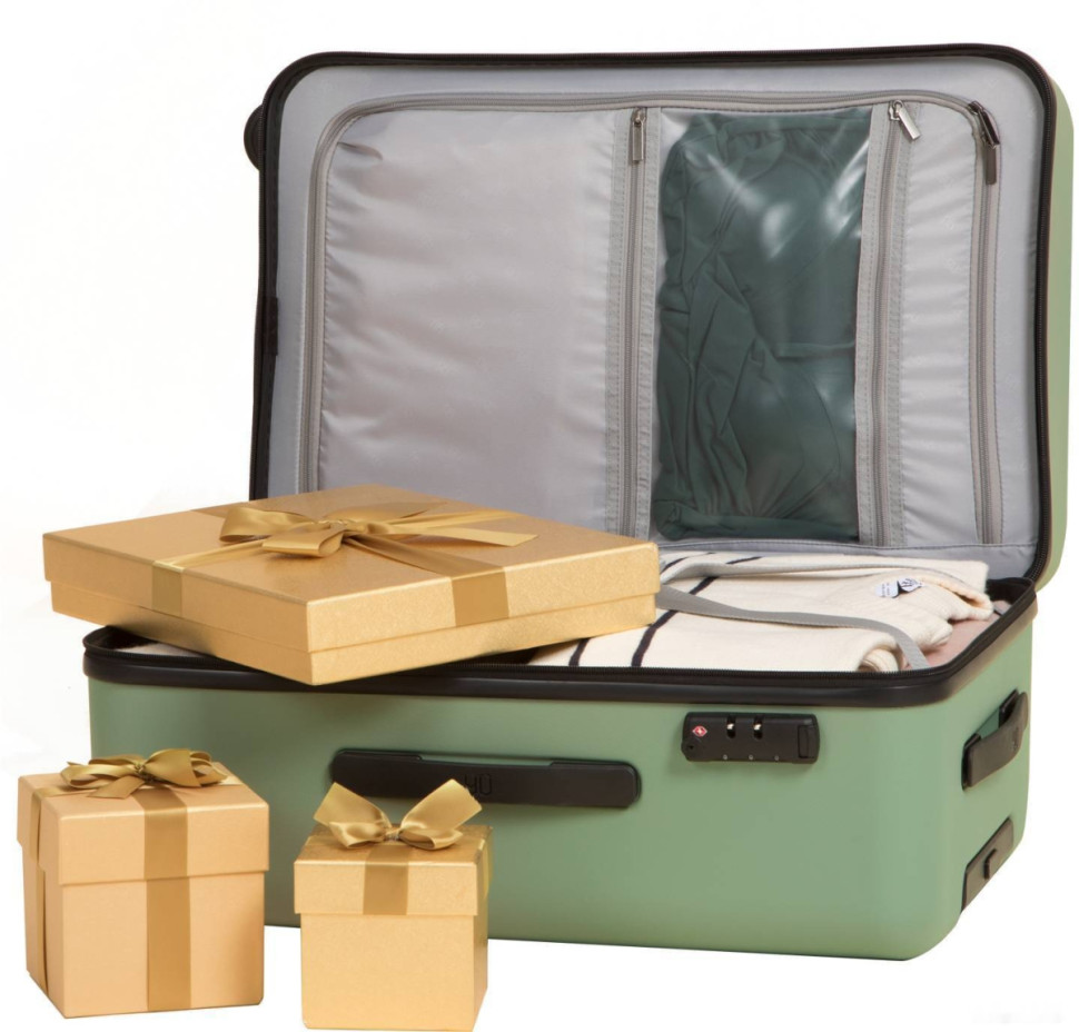 Чемодан-спиннер Ninetygo Danube MAX Luggage 24" (зеленый) Чемодан-спиннер Ninetygo Danube MAX Luggage 24" (зеленый)