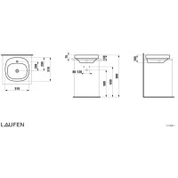 Умывальник Laufen PALOMBA 8128020001111