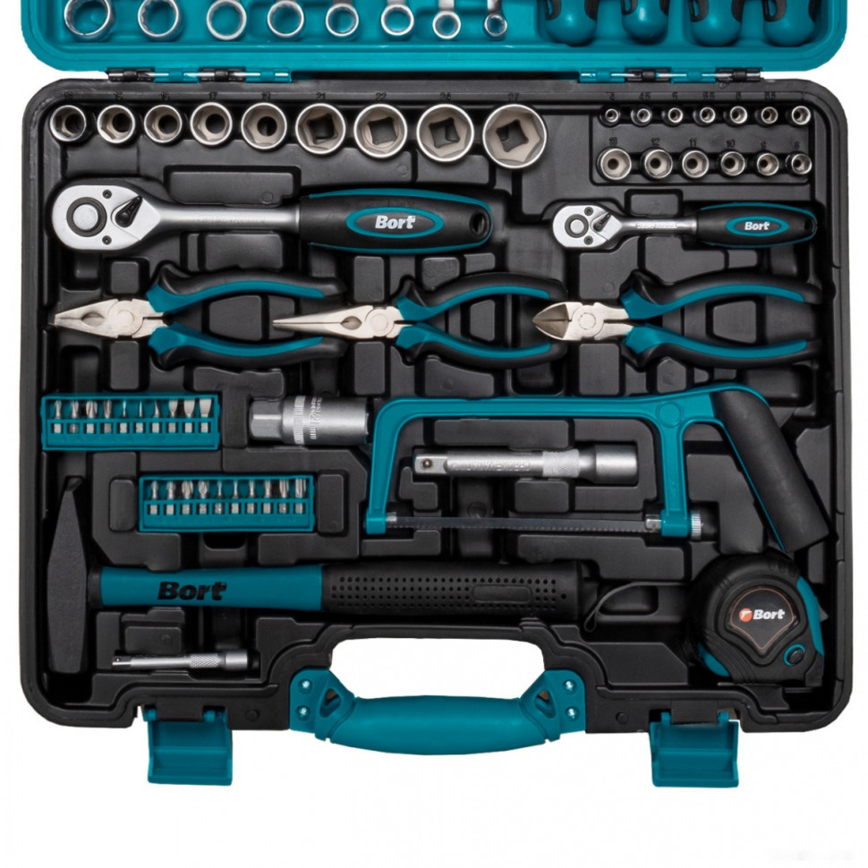 Универсальный набор инструментов BORT BTK-89U (89 предмет) Универсальный набор инструментов BORT BTK-89U (89 предмет)