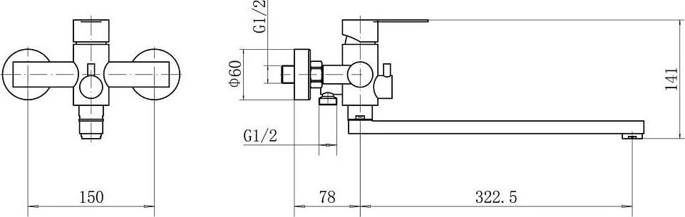 Смеситель Fashun A52201N Смеситель Fashun A52201N