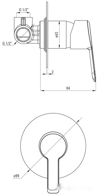 Смеситель Deante Arnika BQA 044L