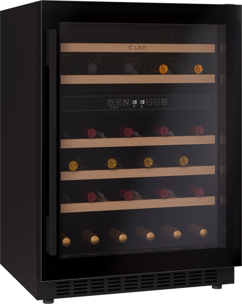 Винный шкаф LEX LWD6046BL Dual Zone
