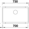 Кухонная мойка Blanco SUBLINE 700-U белый