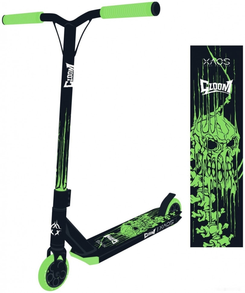 Самокат Xaos Gloom (зеленый) Самокат Xaos Gloom (зеленый)