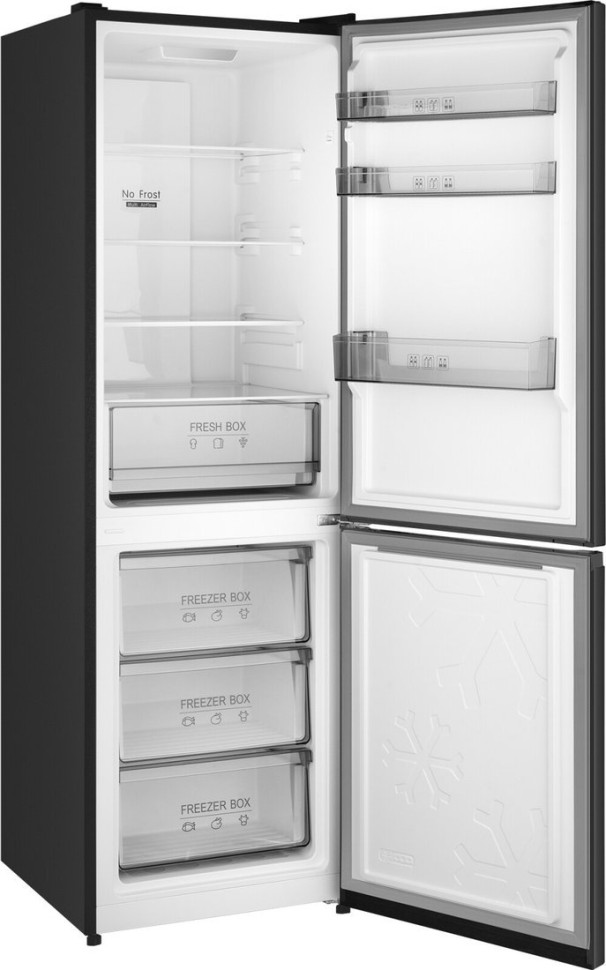 Холодильник Weissgauff WRK 185 Total NoFrost Inverter Black Холодильник Weissgauff WRK 185 Total NoFrost Inverter Black