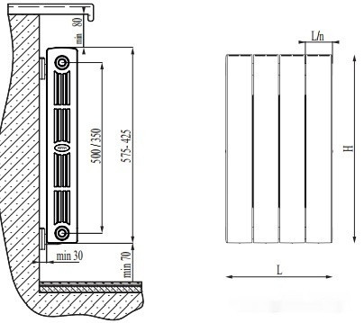Радиатор Rifar SUPReMO 500 (6 секций) Радиатор Rifar SUPReMO 500 (6 секций)