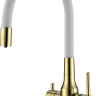 Смеситель Paulmark Salix Sa213419-Gw (золото/белый) Смеситель Paulmark Salix Sa213419-Gw (золото/белый)