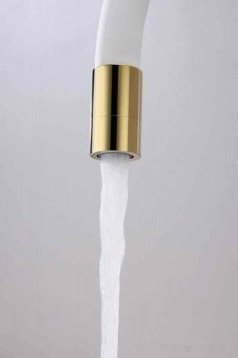 Смеситель Paulmark Salix Sa213419-Gw (золото/белый) Смеситель Paulmark Salix Sa213419-Gw (золото/белый)