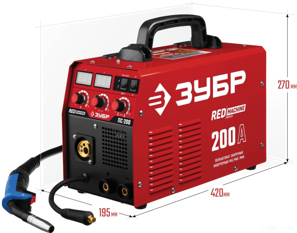 Сварочный инвертор ЗУБР ПС-200 Сварочный инвертор ЗУБР ПС-200