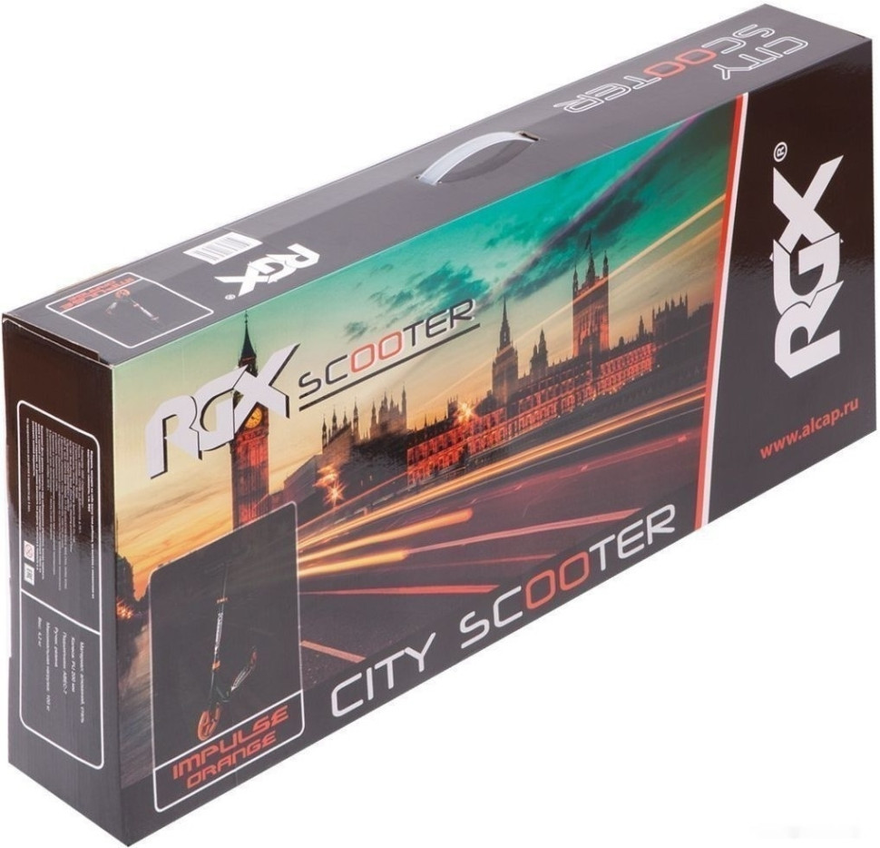Самокат RGX Impulse (оранжевый) Самокат RGX Impulse (оранжевый)