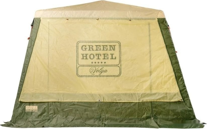 Тент-шатер Camping World Green Hotel Volga 138199 (зеленый/бежевый) Тент-шатер Camping World Green Hotel Volga 138199 (зеленый/бежевый)
