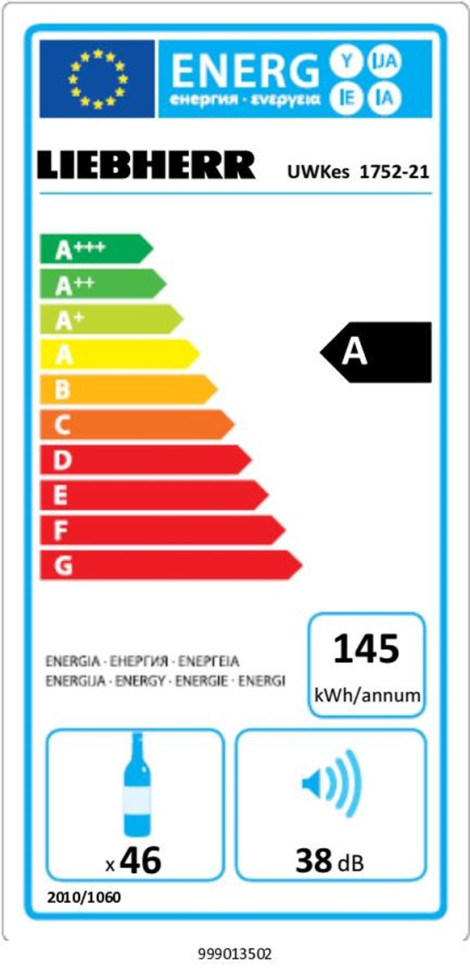 Винный шкаф Liebherr UWKes 1752